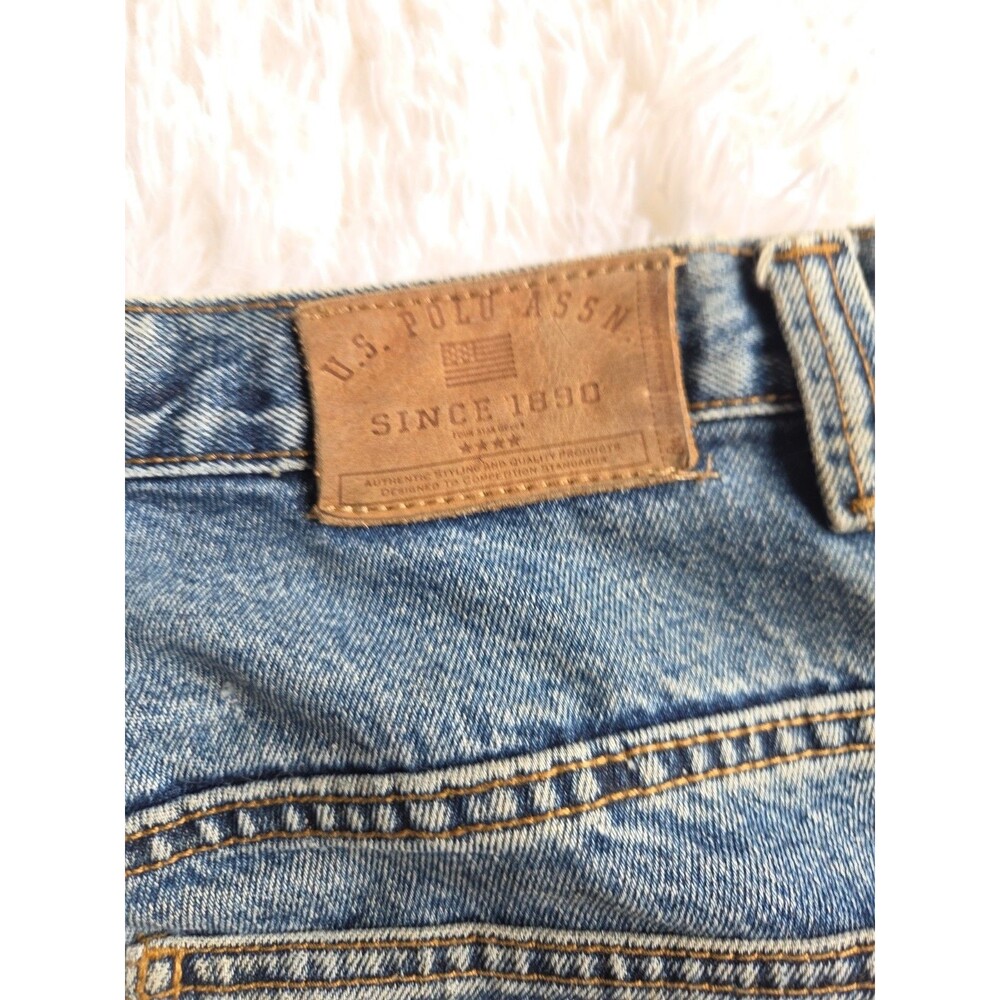 US Polo Assn Carpenter Jeans 31 X 32 Relaxed Wide Leg Distressed Vintage - Picture 16 of 16